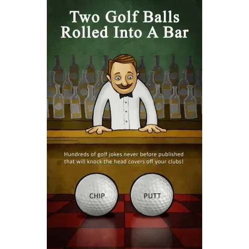 Two Golf Balls Rolled Into A Bar