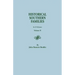 Historical Southern Families. in 23 Volumes. Volume II