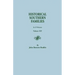 Historical Southern Families. in 23 Volumes. Volume XIV