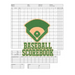 Baseball Scorebook: 100 Scoring Sheets For Baseball and Softball Games, Glover's Scorebooks, Large (8.5X 11)