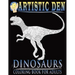 Dinosaurs Coloring Book For Adults (Floral Tangle Art Therapy: Volume 4)