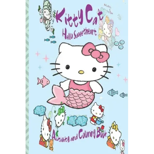 Kitty Cat Activity and Coloring Book: Hello sweetheart, coloring, Word Search, (Kids Activity Book)