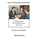 How To Establish Your Credit