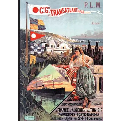 Carnet Ligné Affiche Paquebot Poste Algérie Tunisie