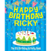 Happy Birthday Ricky - The Big Birthday Activity Book: Personalized Children's Activity Book