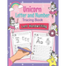 Unicorn Letter and Number Tracing Book Left Handwriting: Magical Practice Workbook for Left-Handed Preschoolers - Perfect Math and Alphabet Learning W