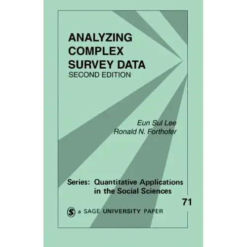 Analyzing Complex Survey Data