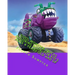 Cool Monster Trucks Coloring Book: For Kid's Ages 4 Years Old and up