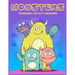 Monster Preschool activity Workbook: A Fun and Educational Children's Workbook for Pre-K to First Grade, Cute Monsters Coloring, Counting, shape, Matc