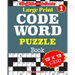 Large Print CODEWORD PUZZLE Book; Vol. 1