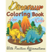 ￼ Dinosaurs coloring book for Kids with positive affirmations: Perfect gift For Boys and Girls Ages 4, 5, 6, 7, and 8