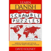 Learn Danish with Word Scramble Puzzles Volume 1: Learn Danish Language Vocabulary with 110 Challenging Bilingual Word Scramble Puzzles