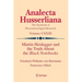Martin Heidegger and the Truth about the Black Notebooks