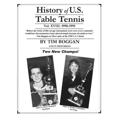 History of U.S. Table Tennis Volume 18