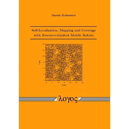 Self-Localization, Mapping and Coverage with Resource-Limited Mobile Robots