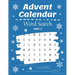 Advent Calendar Word Search: Christmas Puzzle Activity Book with Coloring Part Holiday Countdown for Gift