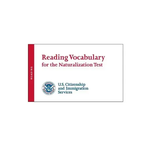 Reading Vocabulary for the Naturalization Test