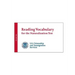 Reading Vocabulary for the Naturalization Test