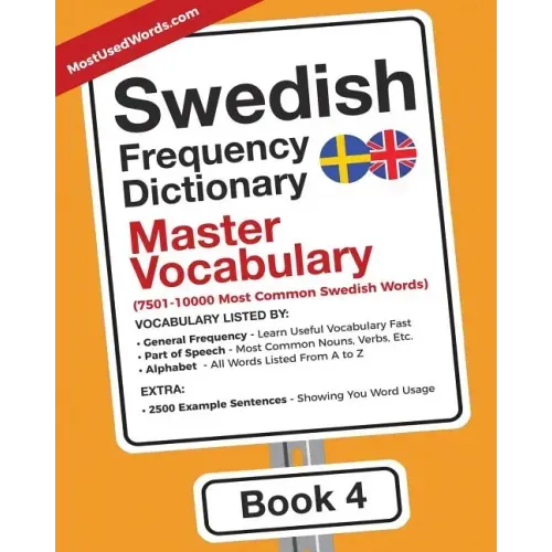 Swedish Frequency Dictionary - Master Vocabulary: 7501-10000 Most Common Swedish Words