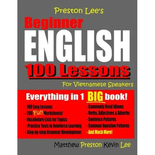 Preston Lee's Beginner English 100 Lessons For Vietnamese Speakers