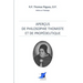 Aperçus de philosophie thomiste et de propédeutique