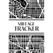 Mileage Tracker (Urban Map Black and White): 6"x9" 4 Car Mileage Tracker Over 100 pages and 30+ Entries Per Page! Auto Vehicle Mileage Journal, Odomet