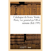 Catalogue de livres. Vente, Paris, 1er prairial an VII et suivans