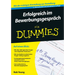 Erfolgreich im Bewerbungsgespräch für Dummies