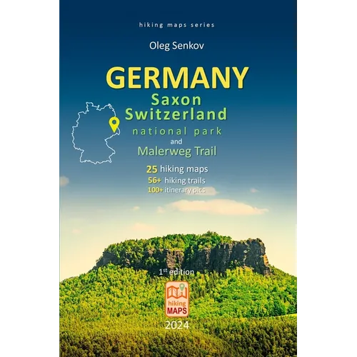 GERMANY, Saxony Switzerland National Park and Malerweg Trail, hiking maps