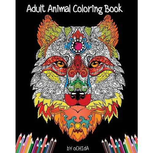 Adult Animals Coloring Book: 25 Animals Coloring Creative Disigns Size 8" x 10" 56 Page