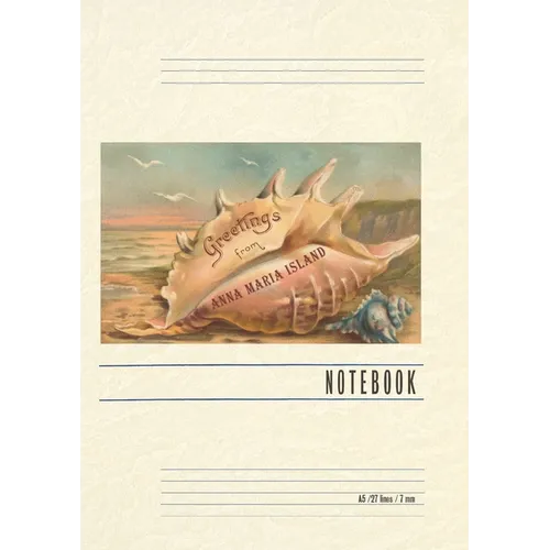 Vintage Lined Notebook Greetings from Anna Maria Island