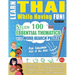 Learn Thai While Having Fun! - For Children: Kids of All Ages - Study 100 Essential Thematics with Word Search Puzzles - Vol.1