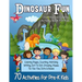 Dinosaur Fun Counting and Coloring Activity Book for Kids: Pre-K Workbook With 70 Cute Learning Games, Counting, Drawing, Coloring, Mazes, Matching, D