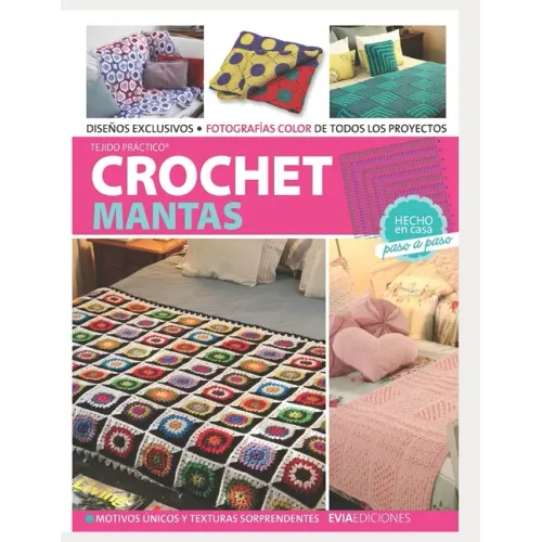 Crochet Mantas: motivos únicos y texturas sorprendentes