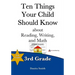 Ten Things Your Child Should Know: 3rd Grade