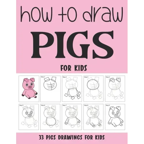 How to Draw Pigs for Kids