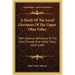 A Study of the Local Literature of the Upper Ohio Valley: With Especial Reference to the Early Pioneer and Indian Tales, 1820-1840