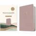 The Message Women's Devotional Bible Large Print (Leather-Look, Dusty Blush)