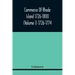 Commerce Of Rhode Island 1726-1800 (Volume I) 1726-1774