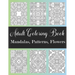 Adult Coloring Book: Mandalas, Patterns, Flowers: Amazing Designs Coloring Book For Stress Relieving, Relaxation, Fun, Soul Healing For Men