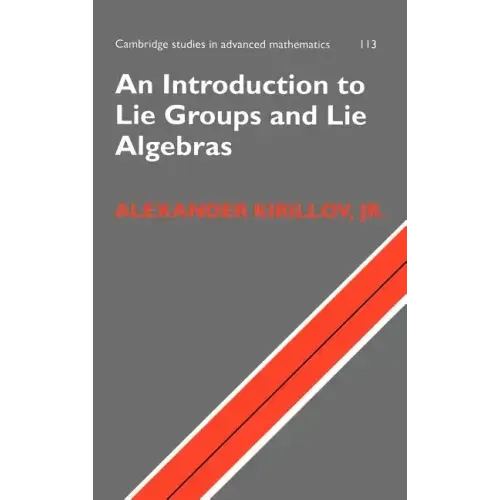 An Introduction to Lie Groups and Lie Algebras