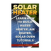Solar Heater: Learn How To Build Water Heater, Air Heater, Solar Oven Tutorials
