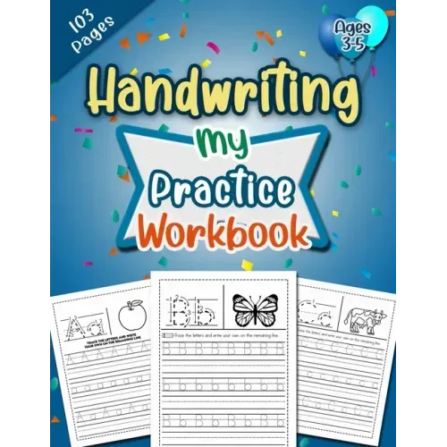 Learn to Write Letter Tracing Book: Preschool Handwriting Practice Alphabet Letter Tracing Workbook for Pre K, Kindergarten and Kids Ages 3-5