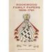 Rookwood Family Papers, 1606-1761