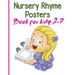 Nursery Rhymes Posters Book for kids 2-7: Perfect Interactive and Educational Gift for Baby, Toddler 1-3 and 2-4 Year Old Girl and Boy