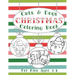 Cats and Dogs Christmas Coloring Book: Holiday Activity Pages for Kids Ages 4-8
