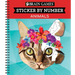 Brain Games - Sticker by Number: Animals (28 Images to Sticker)