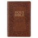 KJV Bible Deluxe Gift (Faux Leather, Medium Brown)