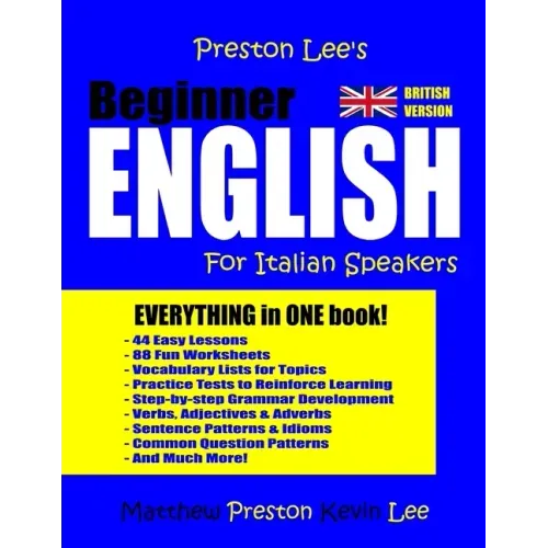 Preston Lee's Beginner English For Italian Speakers (British)