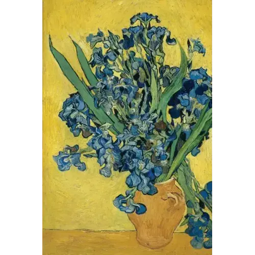 Vincent van Gogh's 'Vase with Irises Against a Yellow Background' Art of Life Jo
